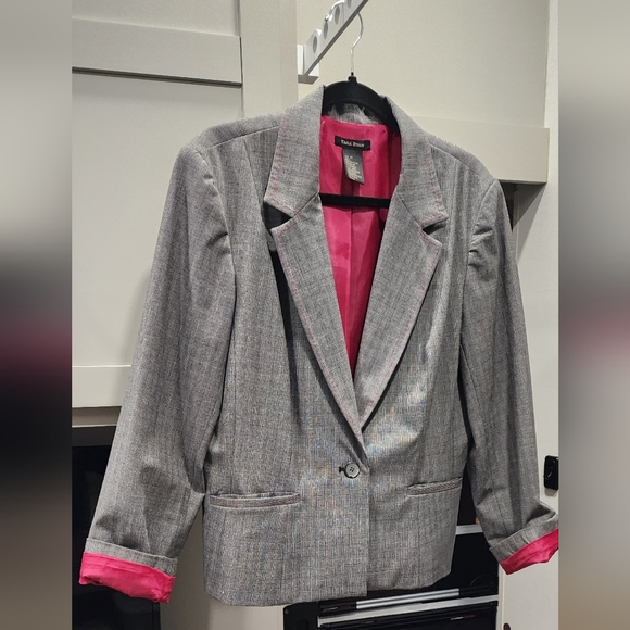 Tara Ryan Jackets & Blazers - Tara Ryan Blazer with Pink Stitching & Lining